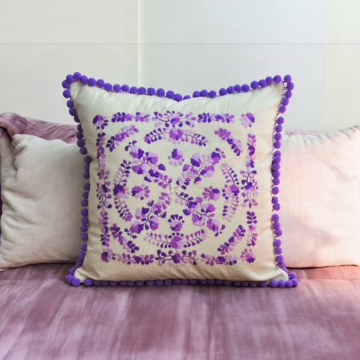 Funda de Cojín Nahil Morado
