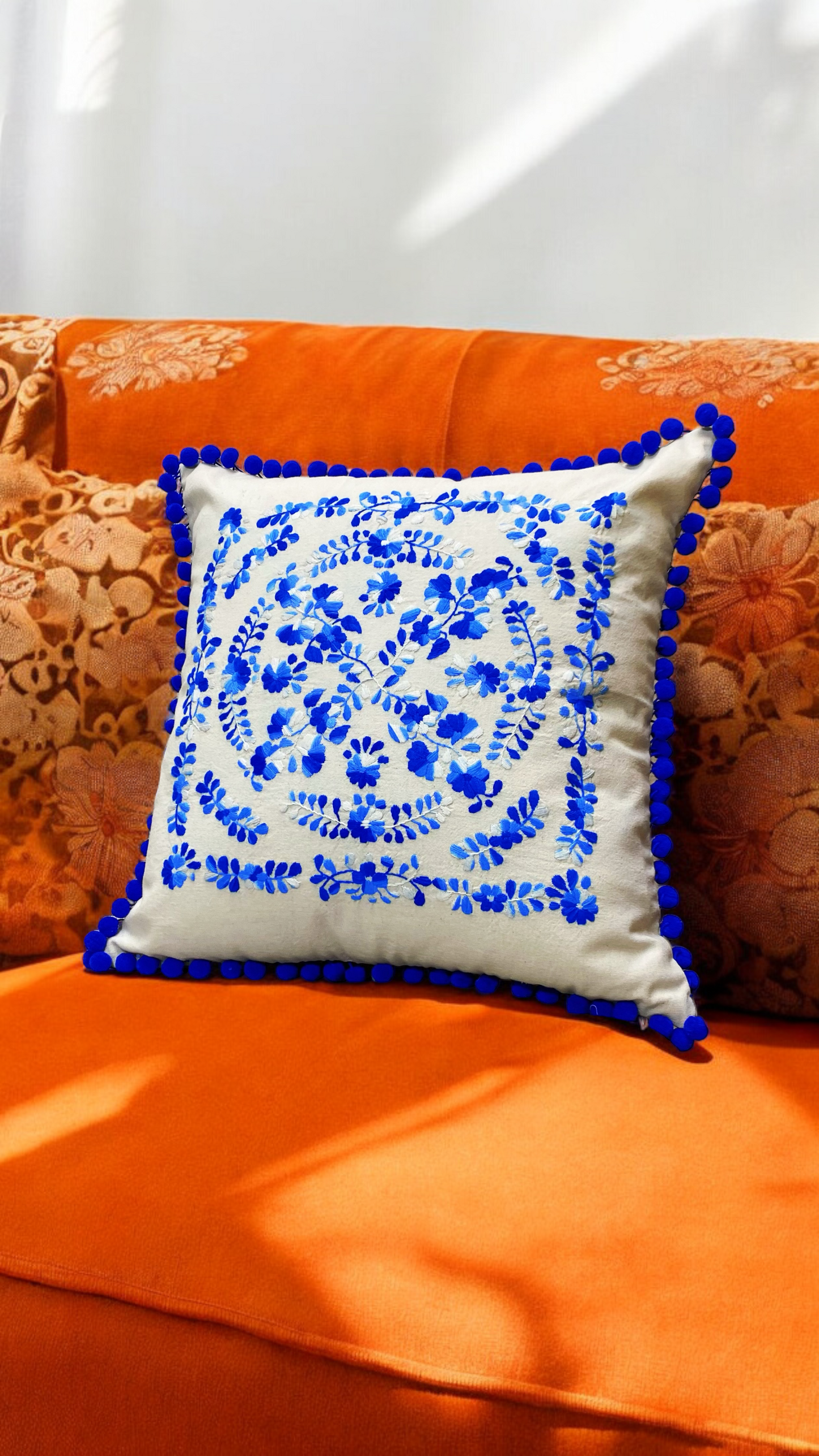 Funda de Cojín Nahil Azul