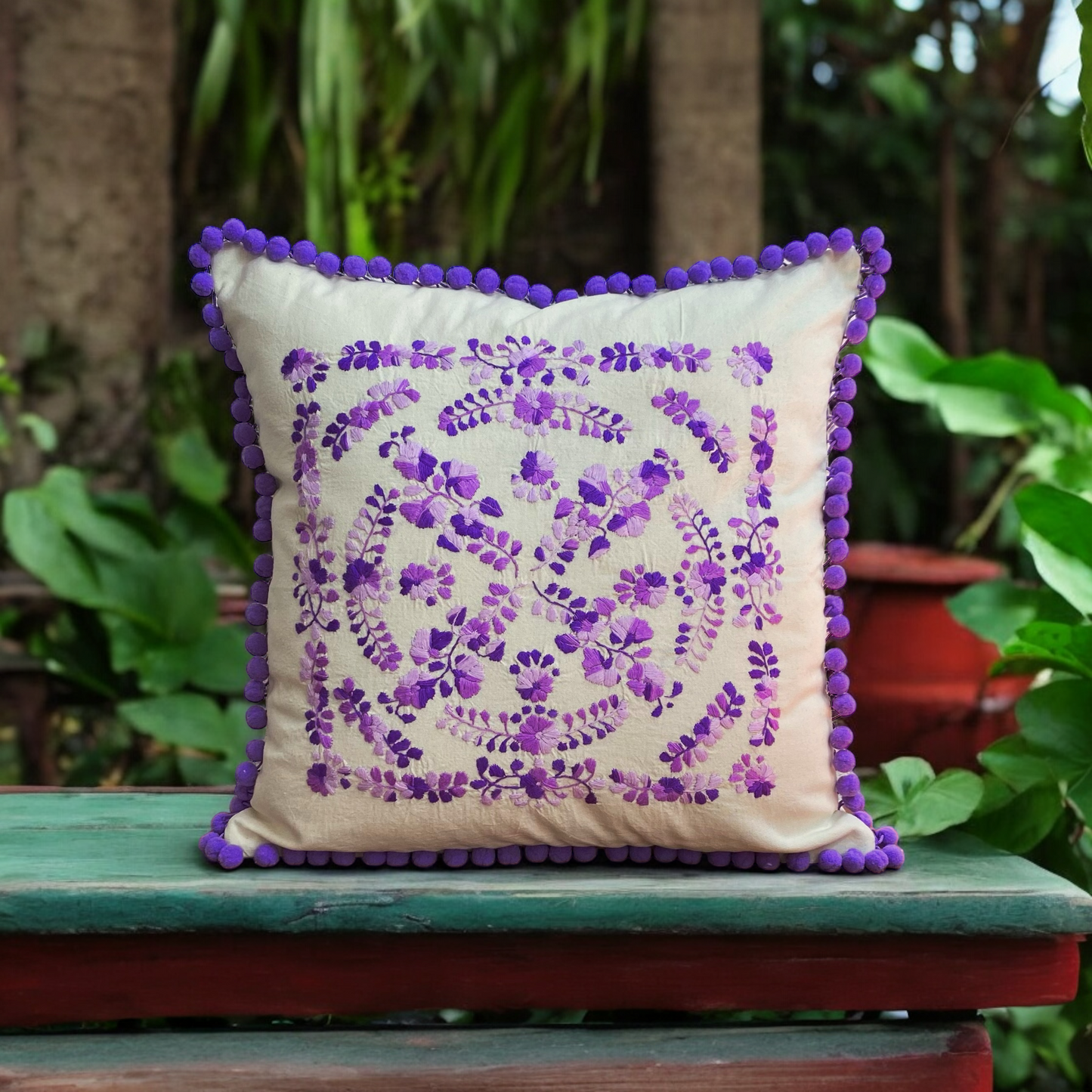 Funda de Cojín Nahil Morado