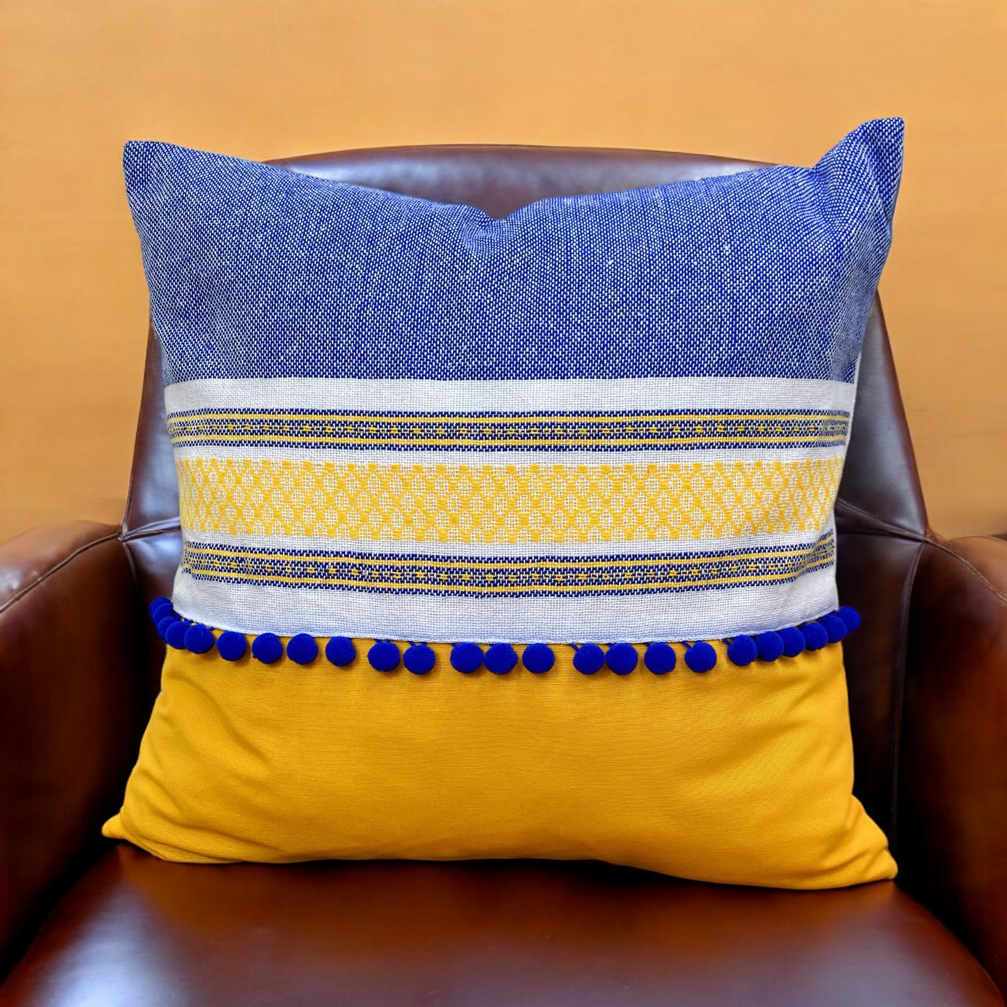 Iyali Blue Pillow Cover