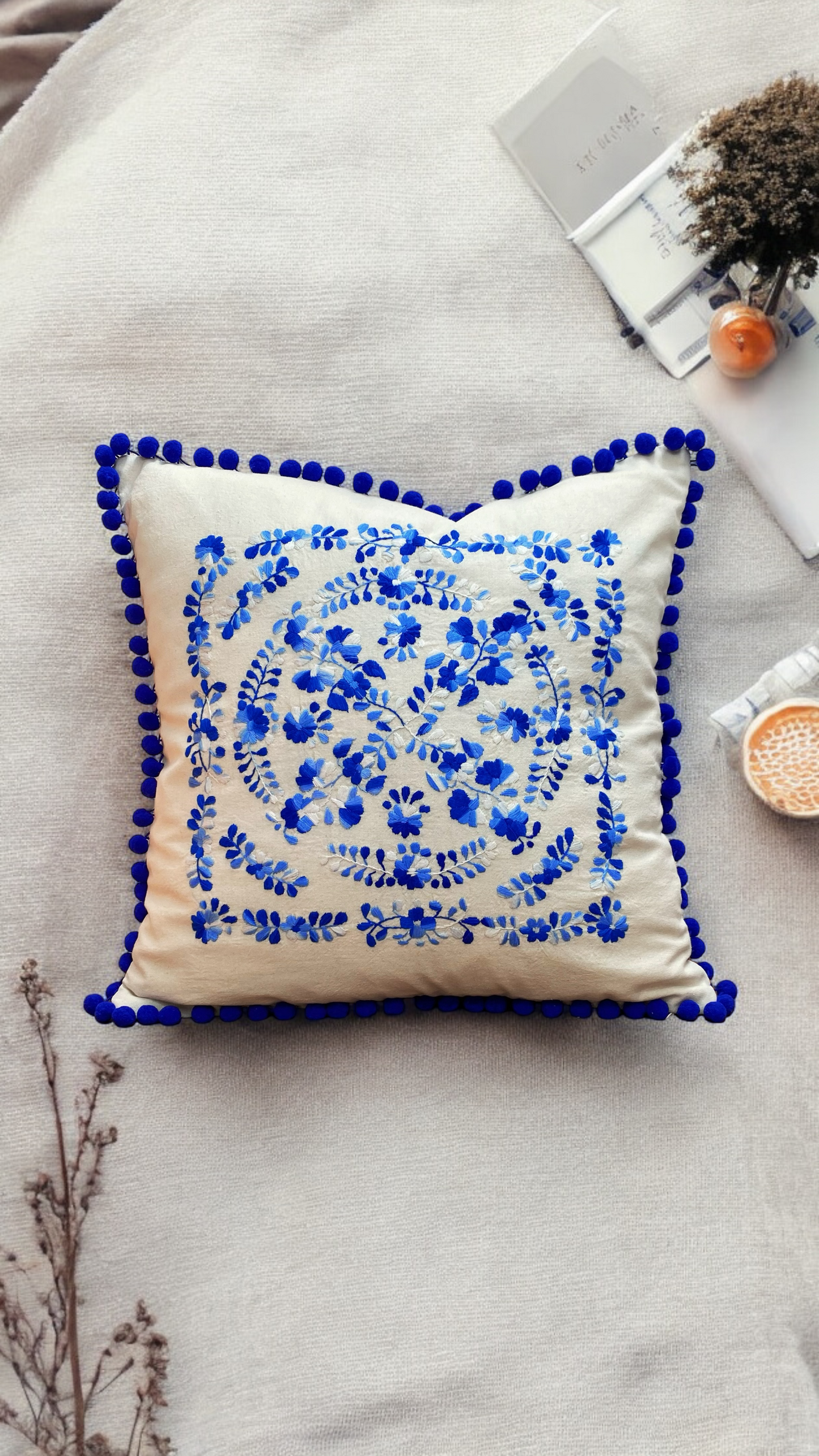 Funda de Cojín Nahil Azul