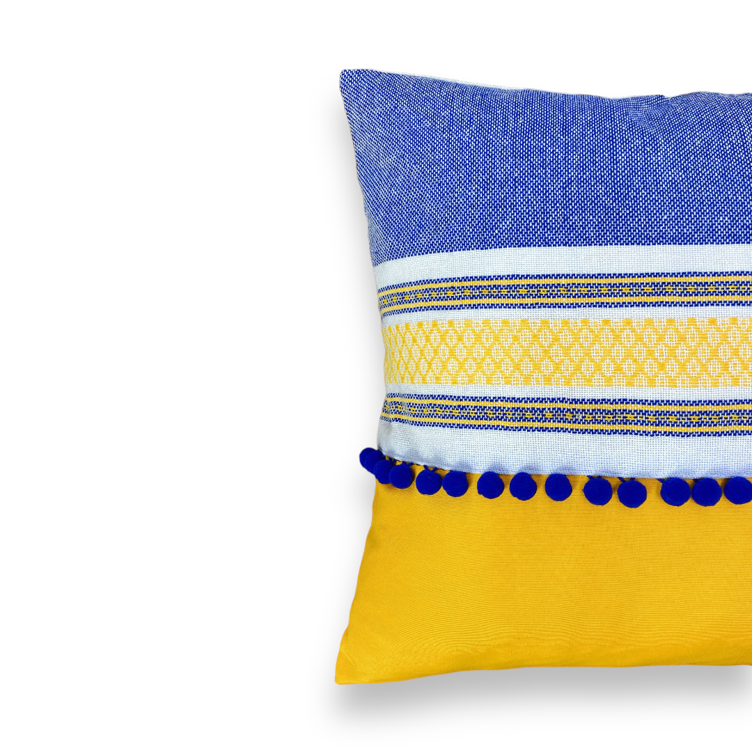 Iyali Blue Pillow Cover