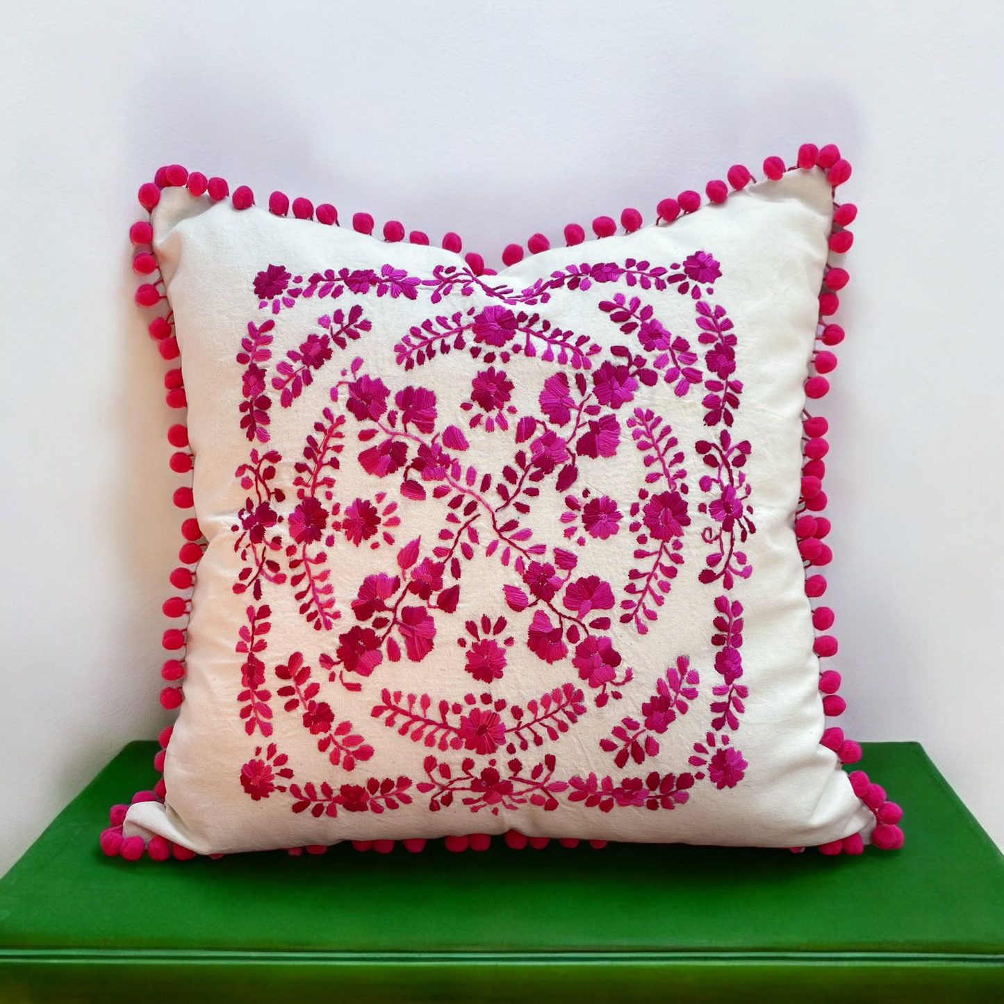 Nahil Pink Pillow Cover