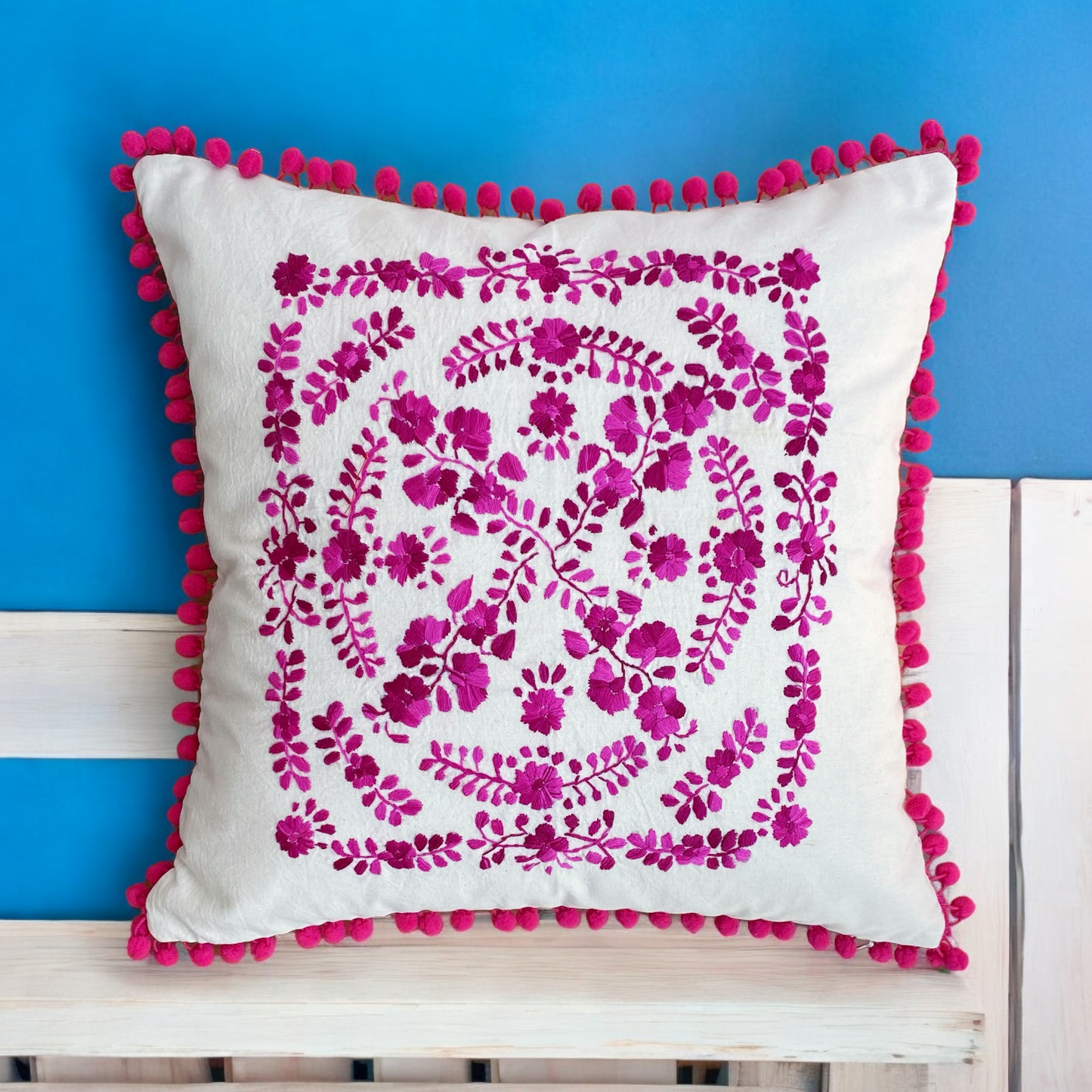 Nahil Pink Pillow Cover