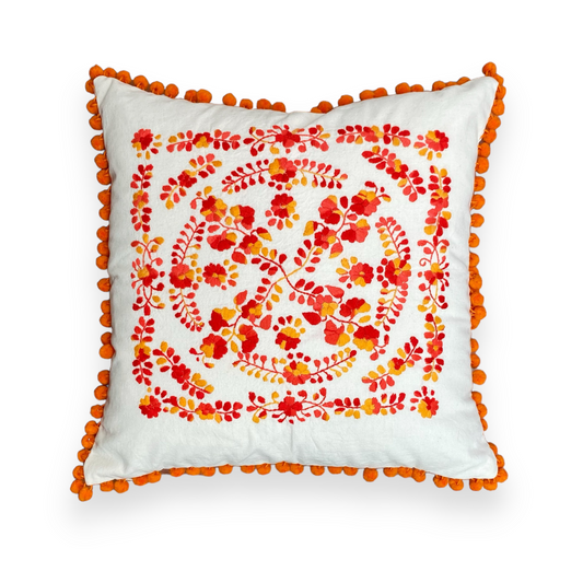 Nahil Orange Pillow Cover