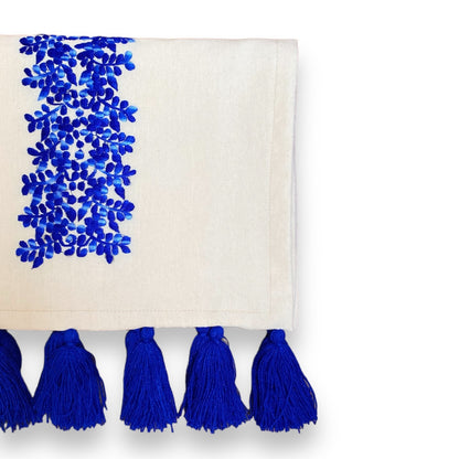 Xochitl Blue Table Runner