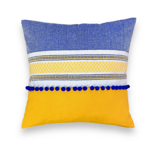 Iyali Blue Pillow Cover