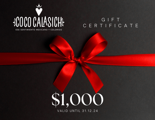 CocoCalasich Tarjeta Regalo $1,000