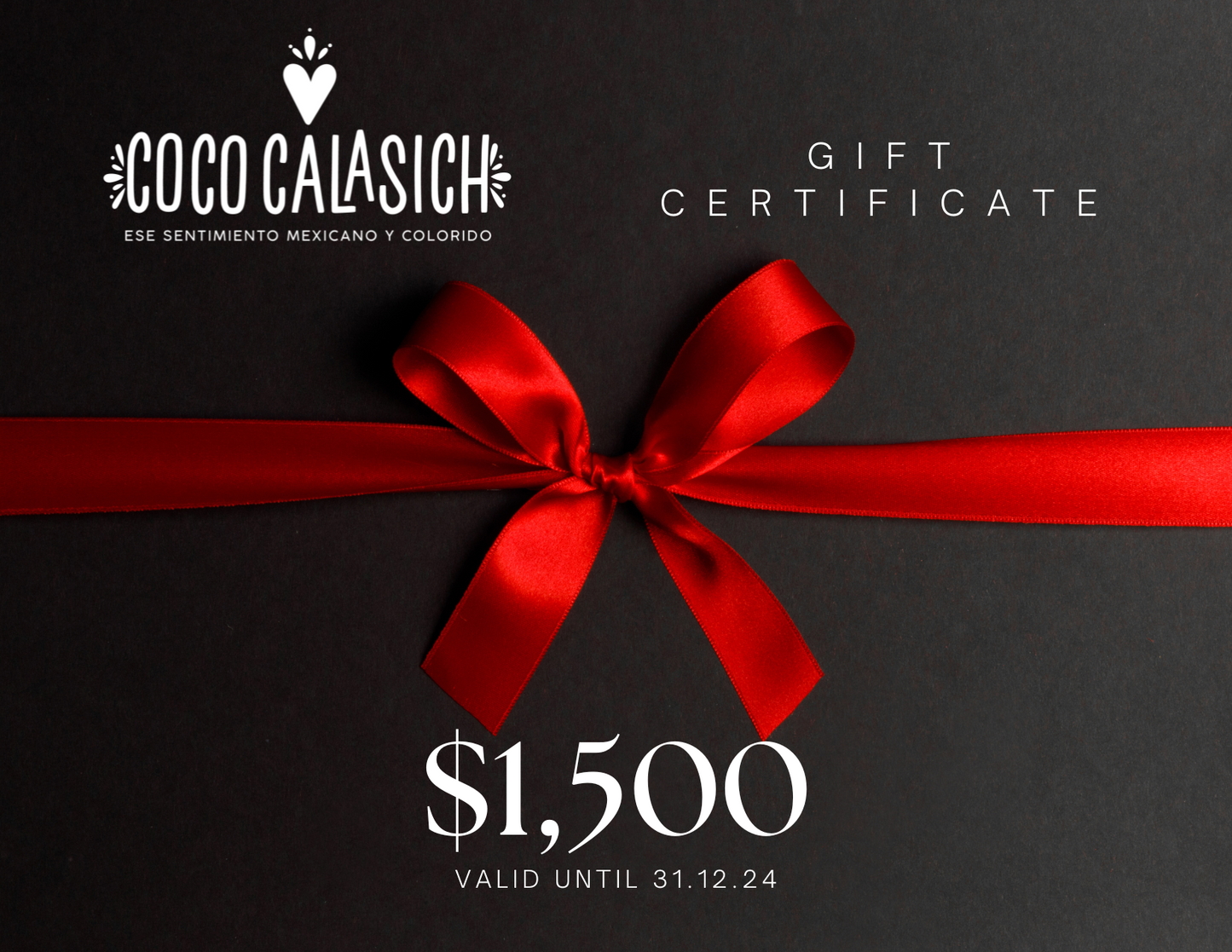 CocoCalasich Gift Card $1,500