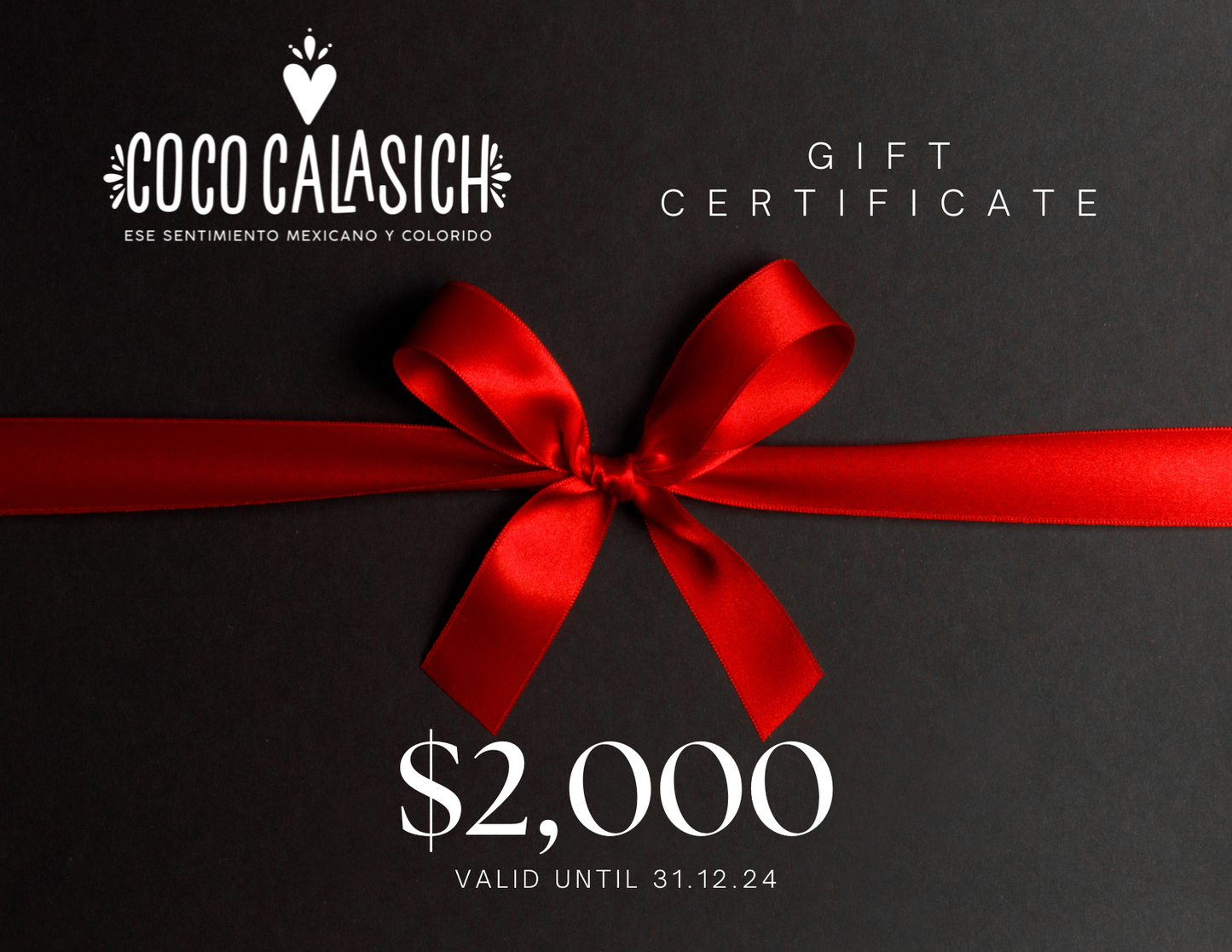 CocoCalasich Gift Card $2,000