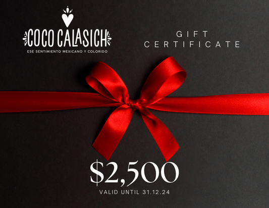 CocoCalasich Gift Card $2,500