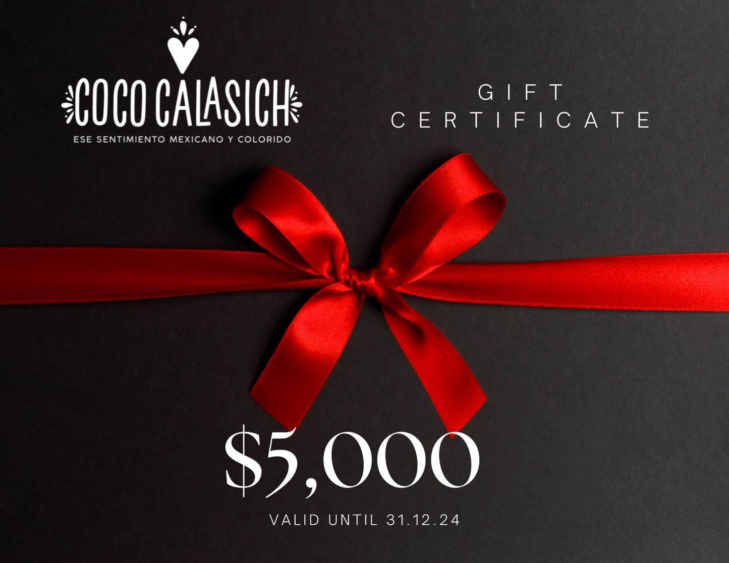 CocoCalasich Tarjeta Regalo $5,000