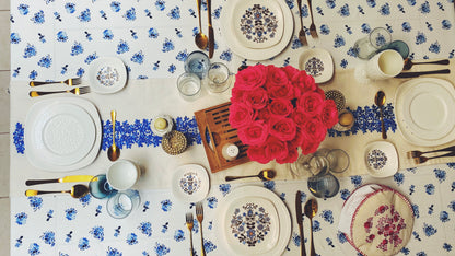 Xochitl Blue Table Runner