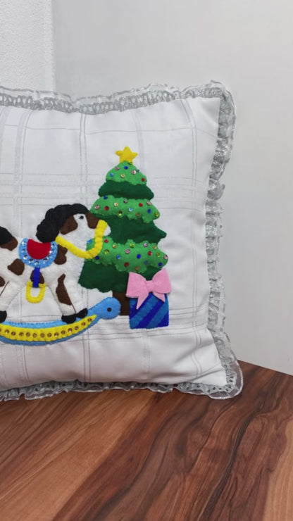 Christmas Toys Pillow Cover